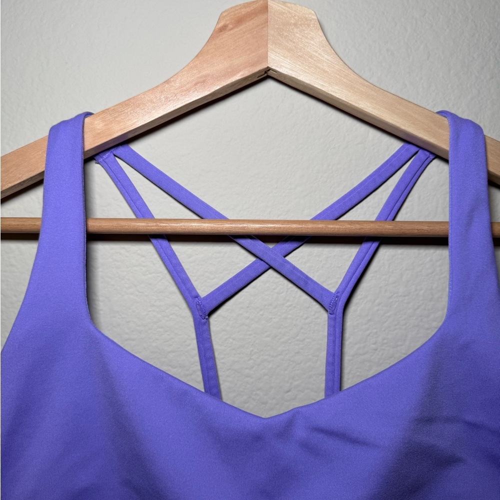 All in Motion Medium Crossback deep purple sports Bra - Picture 4 of 7